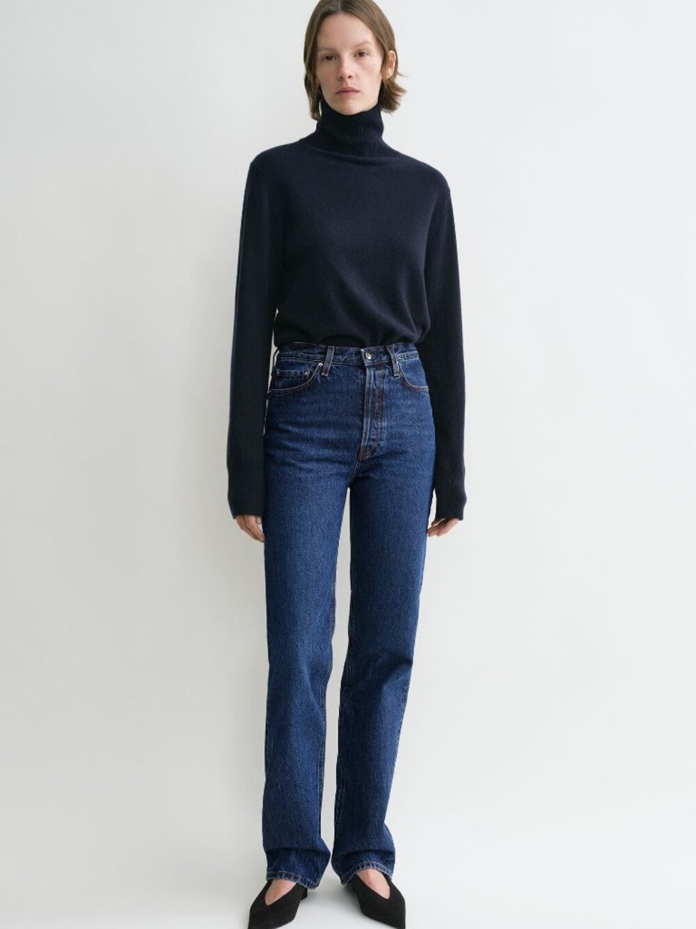Toteme Classic Cut Denim Full Length Dark Blue 27/32